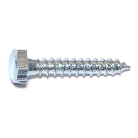 Photo 1 of 1/4 X 1-1/2 Zinc Plated Grade 2 / A307 Steel Hex Head Lag Screws