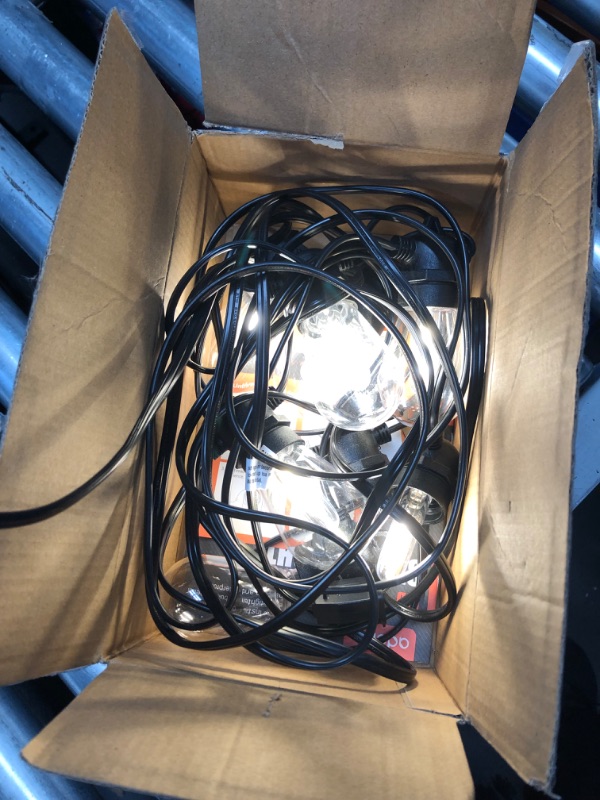 Photo 1 of ***INCOMPLETE - MISSING SOME BULBS - POWERS ON***
addlon 25FT LED Outdoor String Lights with Edison Shatterproof Bulbs