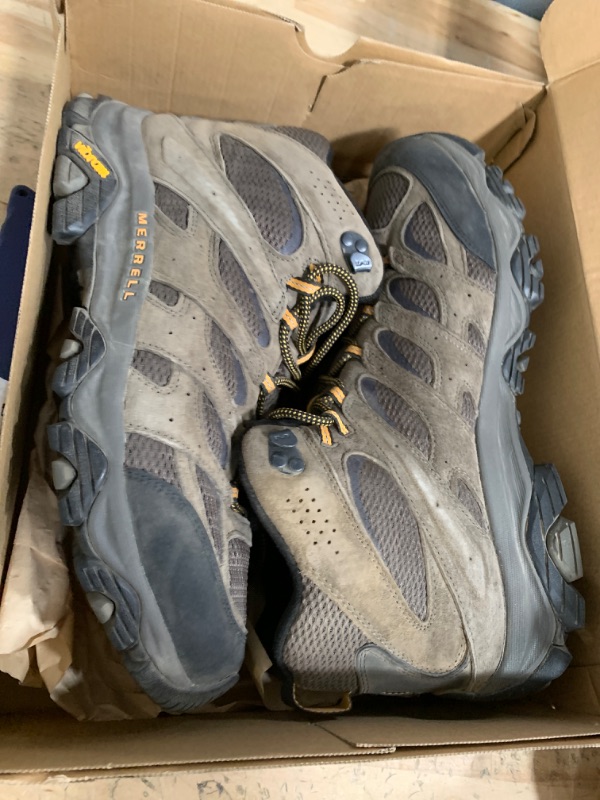 Photo 1 of Merrell Men's Moab 3 Mid Hiking Boot, Walnut, 13 Wide