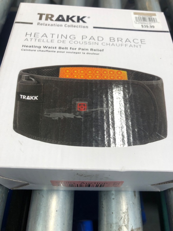 Photo 2 of TRAKK Heating Pad Wraps with Vibration Massage for Back and Stomach - Belt Massager with Heat