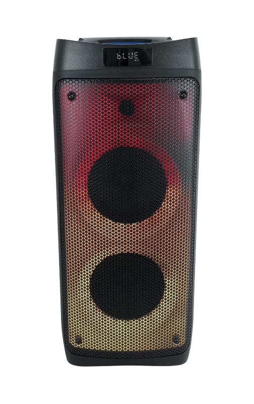 Photo 1 of  ***(STOCK PHOTO FOR REFERENCE ONLY) ***
Rockville BASS Party 65 1200w Battery Powered LED Bluetooth Speaker Mic Input, Black