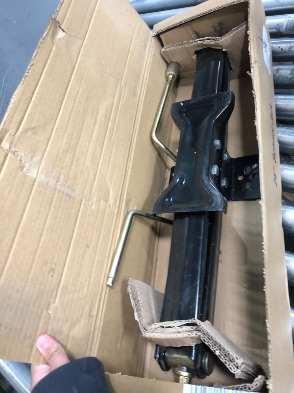 Photo 1 of LCyindu 6500lbs Camper RV Trailer Stabilizer Jacks,Set of 1,RV Leveling Scissor Jacks 4-24" Height,Heavy Duty RV Stabilizer Jacks for Travel Trailer with Crank Handle