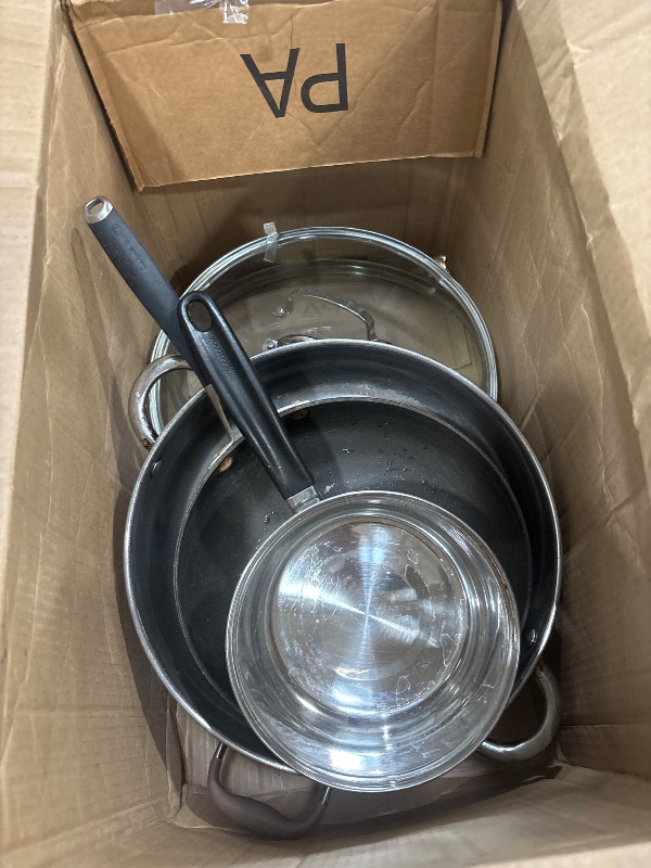 Photo 1 of ***HEAVILY USED - SEE COMMENTS***
Kitchen Cookware Set, 6 Piece, Various Manufacturers