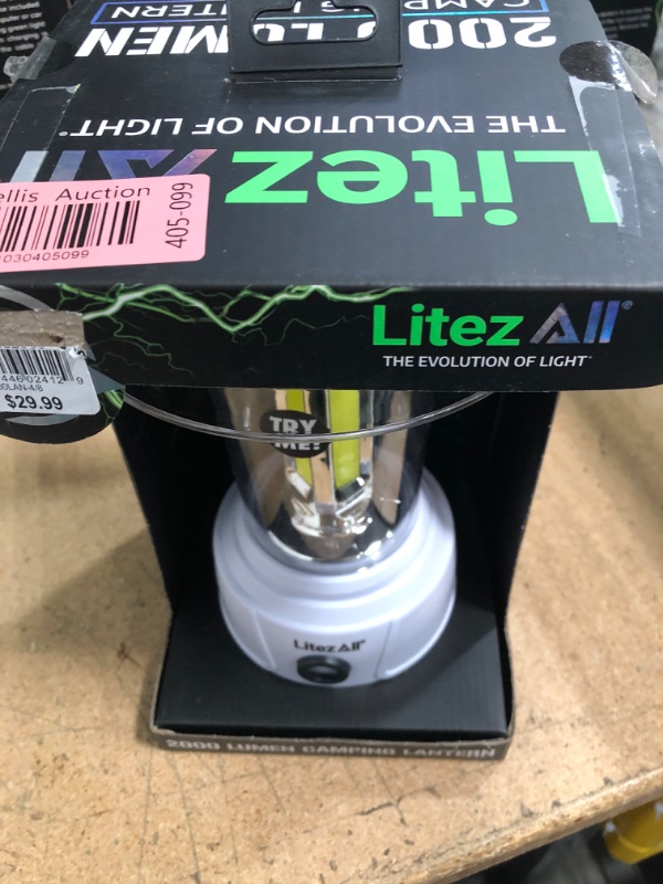 Photo 2 of * DAMAGED UNIT* LitezAll 2000 Lumen Lantern