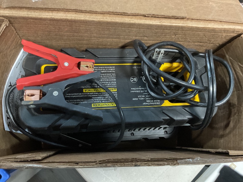 Photo 2 of (Parts only no returns or refunds)
Stanley BC25BS Battery Charger with Engine Start, 25-Amp Charger and 75-Amp Starter