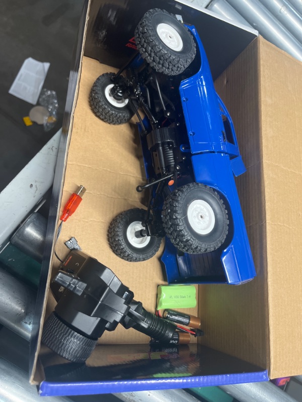 Photo 2 of ***(PARTS ONLY/ NON FUNCTIONAL/ NO RETURNS OR REFUNDS)***
RC Crawler WPL C24 RC Rock Crawler RC Truck 4x4 1/16 Scale Remote Control Pickup Truck Off Road All Terrain RTR with 2.4 GHz Proportional Throttle Steering LED Light 2 Batteries Hobby Toy Adult