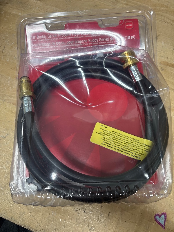 Photo 2 of 12 FT F273684 Propane Hose with Regulator Compatible with mr heater F273684 buddy heaters, Propane Hose f27368 for RV, Gill, Gas Stove, Gas Generator, 3/8in Female x 3/8in Male Street Elbow.