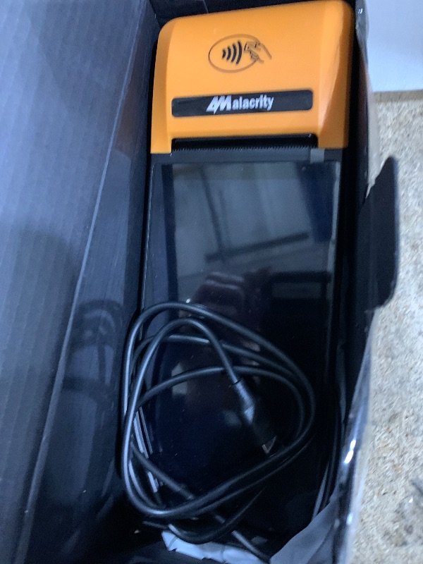 Photo 2 of Alacrity Handheld Mobile POS PDA Terminal, 1D 2D Scan Module, 58mm Receipt Printer, Android 12, 5.9" Touch Screen Supports 4G WiFi Bluetooth, Perfect to Manage Queues, Online, Mobile & Takeaway Orders