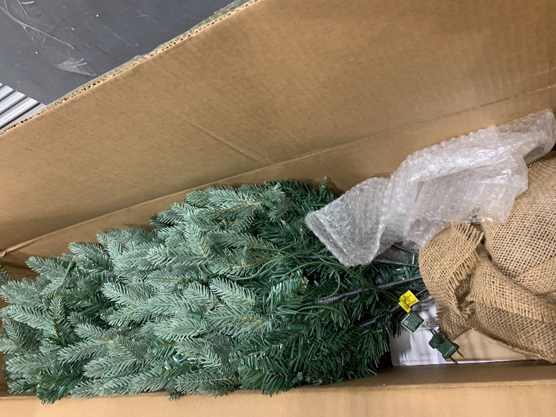 Photo 2 of ***  Top portion of Lights on tree do not light up *** 
National Tree Company 4-ft Pre-lit Artificial Christmas Tree with Incandescent Lights