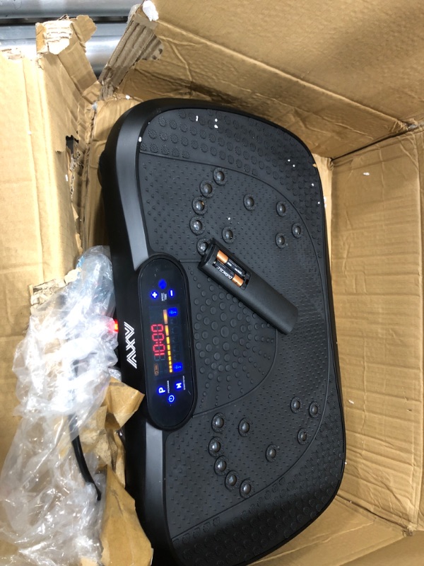 Photo 2 of *** Missing Back Cover for Remote ***
AXV Vibration Plate Exercise Machine Whole Body Workout Power Vibrate Fitness Platform Vibrating Machine Exercise Board for Weight Loss Shaping Toning Wellness Home Gyms Workout (Slim)