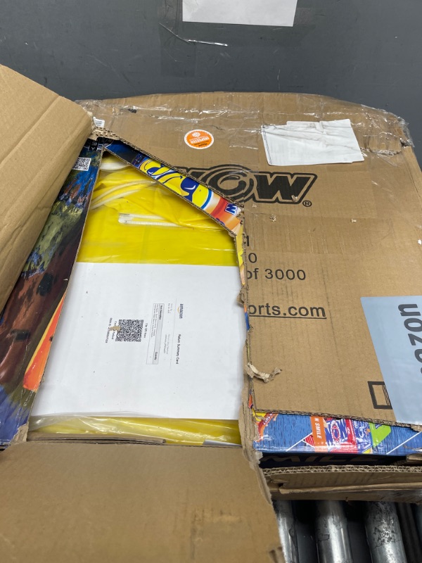 Photo 1 of Wow Sports - Sports Slide N Smile - Inflatable Floating Giant Water Slide for Adults & Children - Pool Accessory - Perfect for Lake & Pool Parties - 2 Lanes