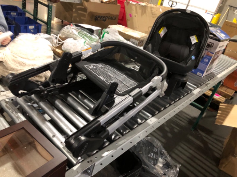 Photo 3 of ***USED - MISSING WHEELS - OTHER PARTS LIKELY MISSING AS WELL***
Graco Modes Nest Travel System with Adjustable Reversible Seat, Pram Mode, Lightweight Aluminum Frame, and SnugRide 35 Lite Elite Infant Car Seat, Sullivan