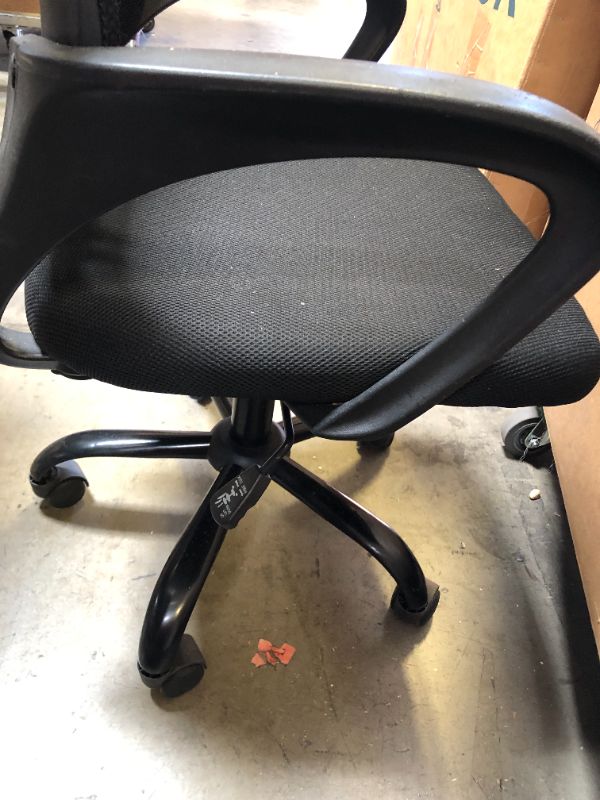 Photo 1 of Home Office Chair Desk Computer Chair Adjustable Ergonomic Chair Lumbar Support Armrest Executive with High Density Mesh 360 Degree Swivel Chair for Men Women Adults Chair, Black Black pack of 1