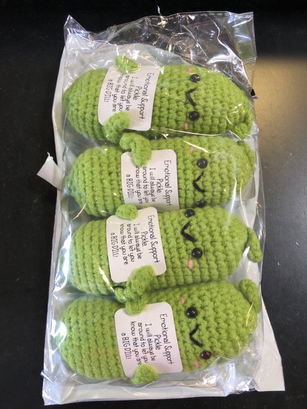 Photo 2 of 4 PACK Emotional Support Pickle,