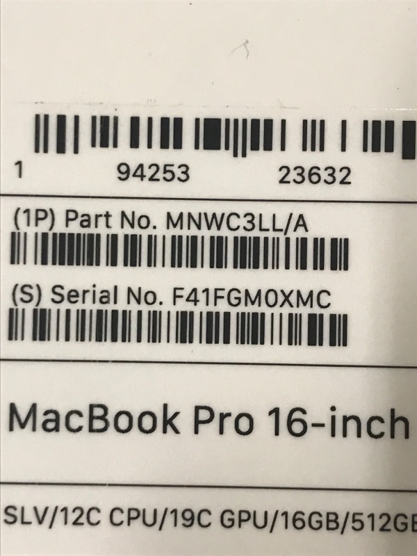 Photo 4 of Apple 2023 MacBook Pro laptop M2 Pro chip with 12?core CPU and 19?core GPU: 16.2-inch Liquid Retina XDR display, 16GB Unified Memory, 512GB SSD storage. Works with iPhone/iPad; Silver Apple M2 Pro Chip Silver 512 GB