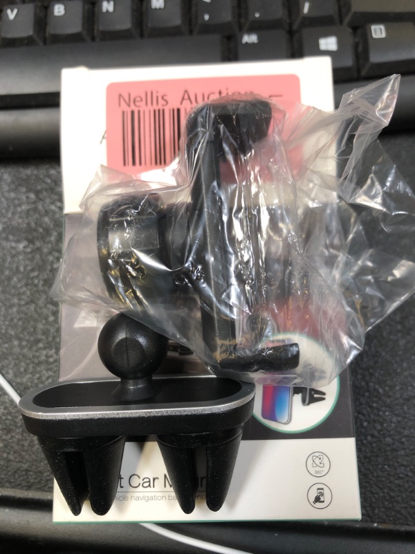 Photo 1 of 1 PC Car Air Vent Phone Mount for Navigation, Waterproof ABS Automotive Phone Mount, Universal 360° Rotatable Vehicle Phone Holder Accessories for SUVs Trucks Cars Home Office (Black)