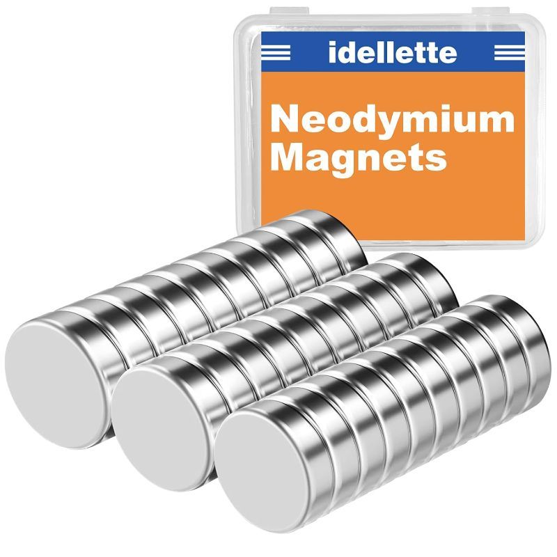 Photo 1 of 30 Pcs Fridge Magnets, 10x2mm Small Magnets, Mini Tiny Magnets Neodymium Disc Magnets, Strong Small Magnets for Crafts, Refrigerator, Nail Cutter, Whiteboard, Office and School
