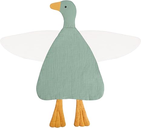 Photo 1 of Baby Toys Lovey Blanket Soft Duck Blankets for Newborn Essentials 0-6 Months, Sensory Stuffed Animal Security Blanket for Boys and Girls (Sage, Duck)
