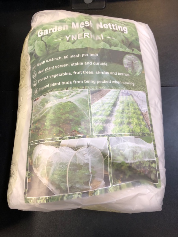 Photo 1 of 10 * 50FT Garden Mesh Netting Barrier, Ultra Fine Plant Netting for Garden Protection, Garden Net Fruit Tree Netting for Vegetable Blueberry Bushes Live Plant Row Cover Screen Protection
