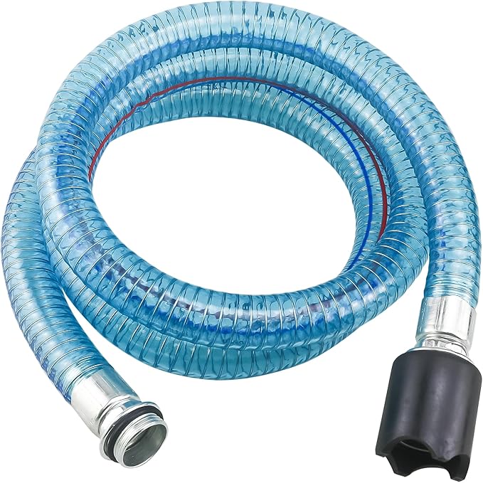 Photo 1 of 1 Inch Fuel Transfer Hose, Fuel Hose 1" x 6' (2 M) for Fuel Transfer Pump with Threaded Couplings Oil Diesel Kerosene Transfer Hose
Visit the caqeg Store