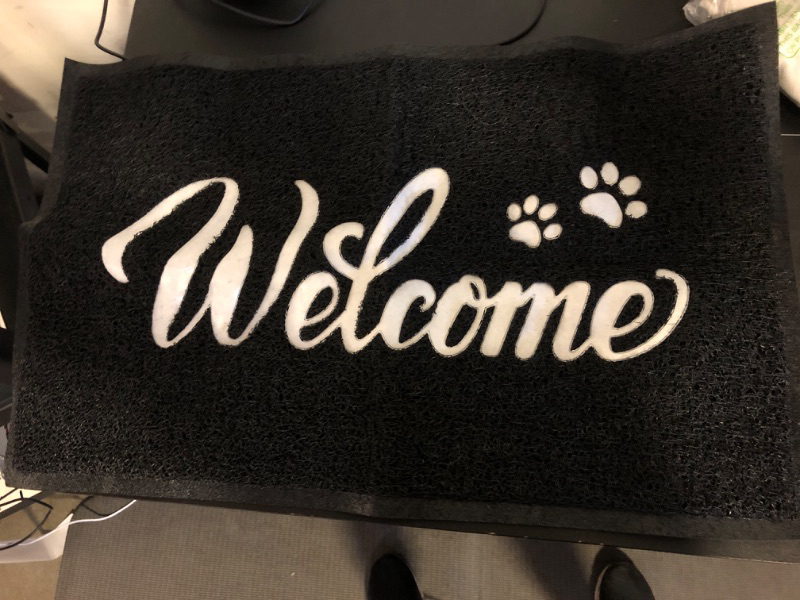 Photo 1 of  welcome mat - black - 