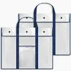 Photo 1 of 2 pieces Large Plastic Poster Storage Bag