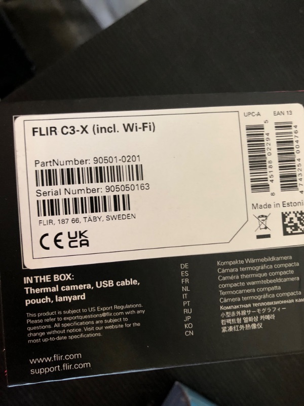 Photo 1 of FLIR C5 Compact Thermal Imaging Camera with Wifi: High Resolution Infrared Imager for Inspection, Electrical/Mechanical, Building, and HVAC Applications