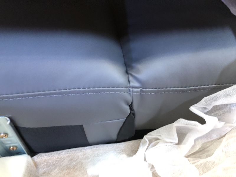 Photo 1 of -MISSING OTHER BOXES FROM SET- mopio Aaron Couch, Small Sofa, Futon, Sofa Bed, Sleeper Sofa, Loveseat, Mid Century Modern Futon Couch, Sofa Cama, Couches for Living Room, Bedroom (Cloud Gray, Faux Leather) Cloud Gray Faux Leather