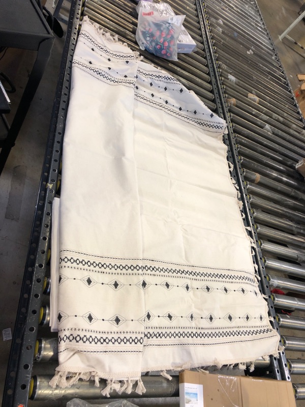 Photo 1 of BEIGE RECTANGULAR TABLE CLOTH (2 PACK)