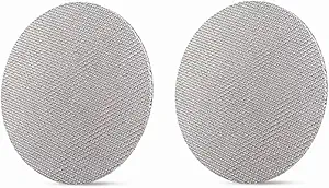 Photo 1 of 2 Pcs 58mm Espresso Puck Screen Stainless Steel, 1mm Thickness Reusable Coffee Filter Mesh Plate for Espresso Portafilter Filter Basket
