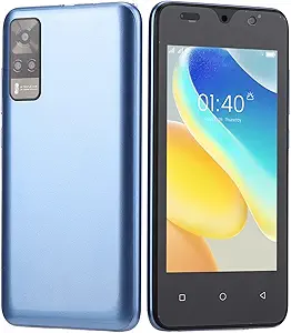 Photo 1 of Android Unlocked Cell Phones, Y53S 4.66in IPS Screen Dual SIM Face Unlocked Mobile Phone, 2GB 32GB ROM Ultra Thin Smartphone, 128G Expansion, 2800mAh, Dual Camera, blue