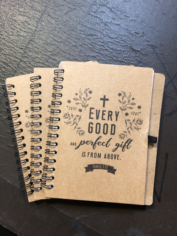 Photo 1 of "Every good and perfect gift is from above." Notebooks - 3 Count - Small