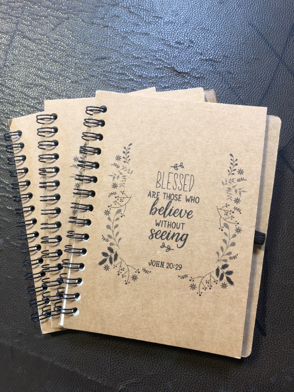 Photo 1 of "Blessed are those who believe without seeing" Notebooks - 3 Count - Small