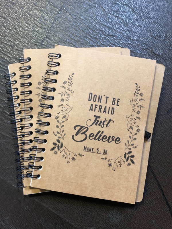 Photo 1 of "Don't be afraid just believe"  Notebooks - 3 Count - Small