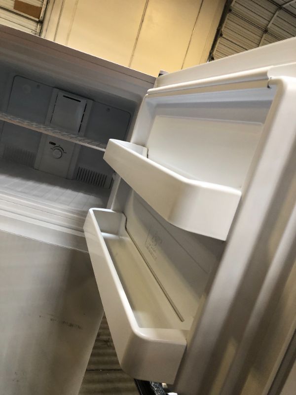 Photo 2 of 18 cu. ft. Top Freezer Refrigerator DOE in White
