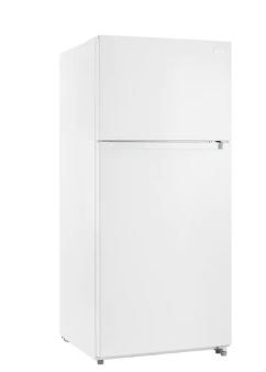 Photo 1 of 18 cu. ft. Top Freezer Refrigerator DOE in White
