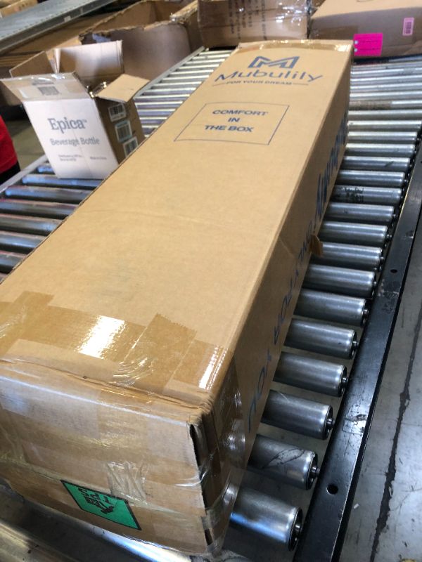 Photo 1 of 12 Inch Twin Size Mattress,Hybrid Twin Mattress in a Box,Pocket Spring Twin Mattress in a Box for Motion Isolation,Strong Edge Support,Pressure Relief,CertiPUR-US
