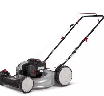 Photo 1 of 21 in. 140 cc Briggs and Stratton Walk Behind Gas Push Lawn Mower with Height Adjustment and Prime 'N Pull Start
