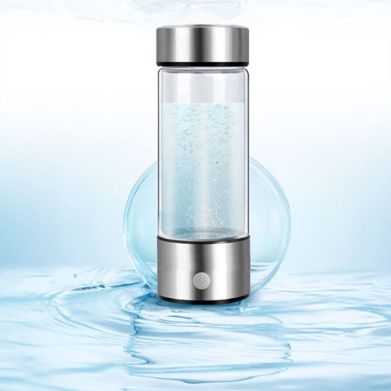 Photo 1 of [Upgrade Version] Xglysmyc Portable Rechargeable Hydrogen Water Generator Bottle with New SPE and PEM Technology,Glass Hydrogen Water Machine Ionizer Health Cup for Home Office Travel Use
