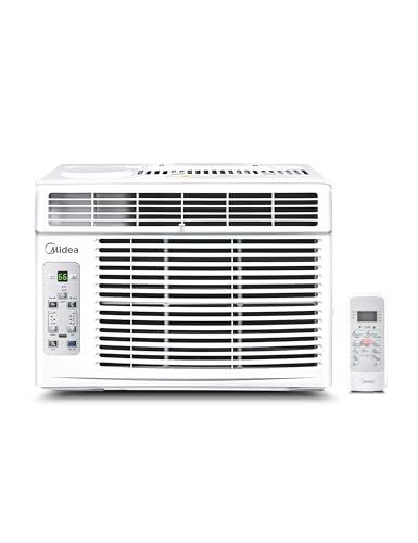 Photo 1 of 
Amazon Price History
Midea MAW06R1CWT EasyCool Window Air Conditioner, Fan-Cools, Circulates and Dehumidifies up to 250 Sq Ft, Reusable Filter, LCD Remote Control, 6, 000 BTU(2024 New), White