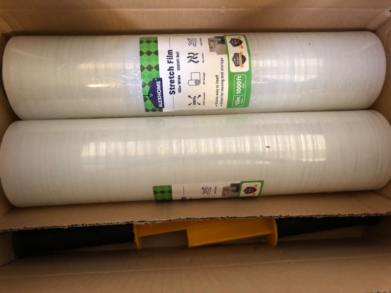 Photo 1 of  Plastic Stretch Film Wrap 2pack