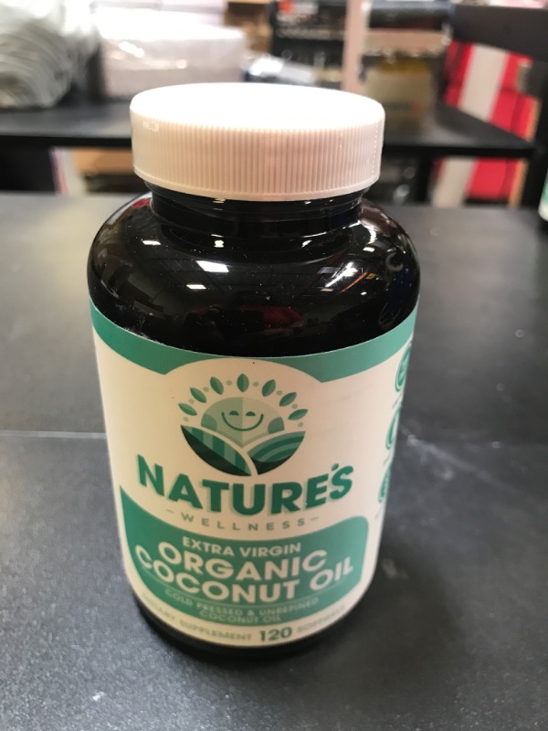 Photo 1 of Organic Coconut Oil 2000mg - 120 Softgels Pills