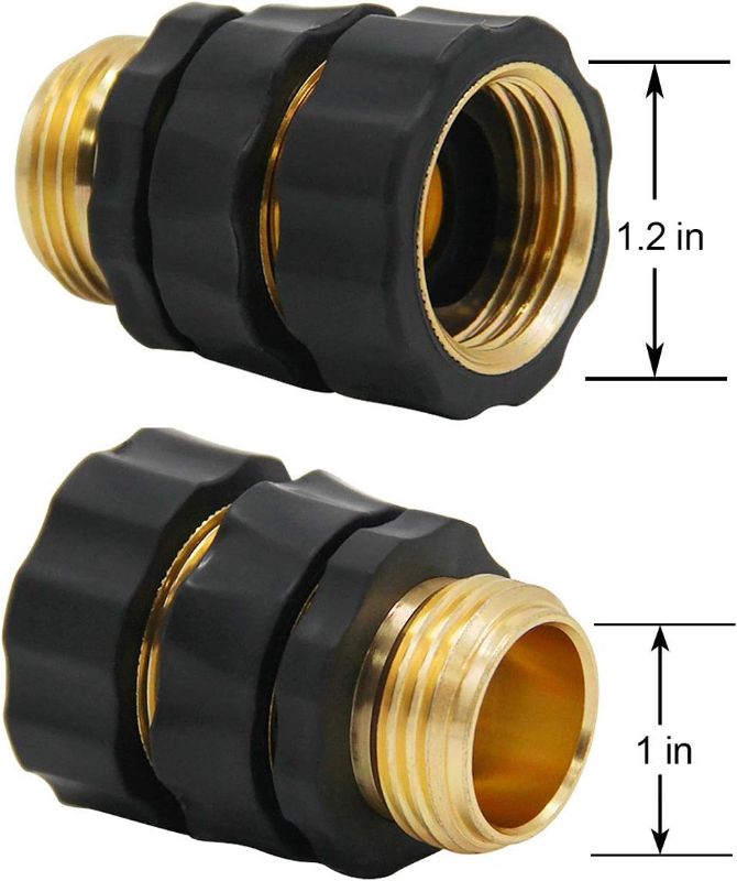 Photo 1 of \Garden Hose Connector, 9 Pieces Garden Hose Quick Connect Fittings, Male and Female Quick Release Garden Hose Connector 