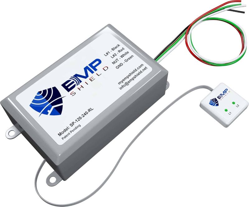 Photo 1 of – Home EMP & Lightning Protection + CME Defense for Flush Mounted Breaker Box (SP-120-240-RL/Concealed Model) Lightning, Solar Flare, and Surge Protection
