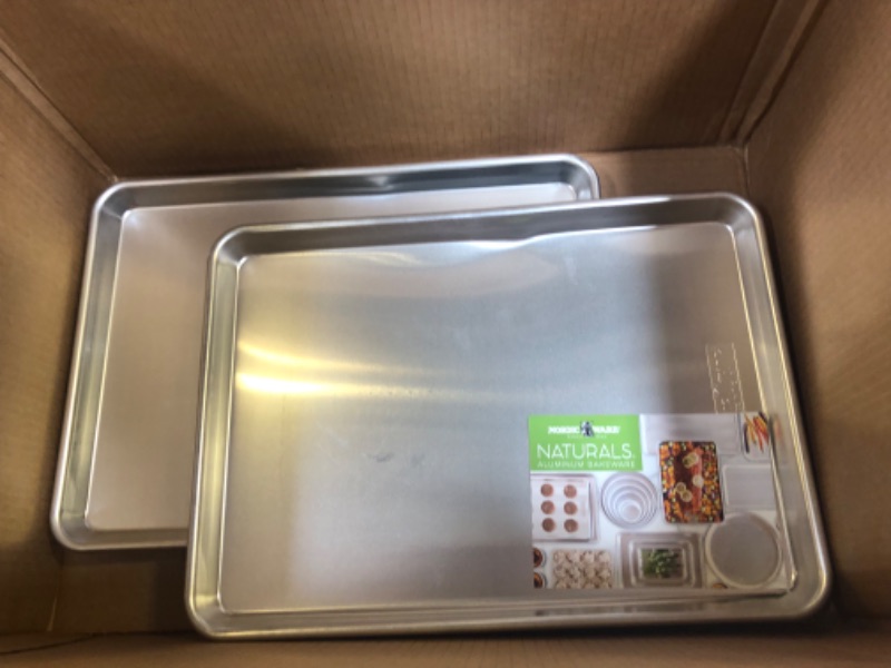 Photo 1 of 2 Pack Aluminum Baking Sheet Pans 