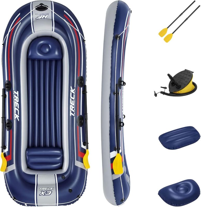 Photo 1 of Bestway Hydro-Force Inflatable Raft Set | Inflatable Boat for Kids and Adults | Great for Ponds, Lakes, Rivers
