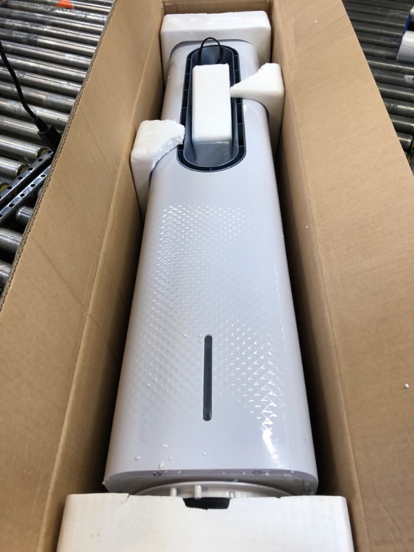 Photo 1 of 41" Swamp Cooler, Evaporative Air Cooler With 4 Ice Packs And Remote, 80° Oscillation 3 Speeds 3 Modes, Cooling Fan That Blow Cold Air, Bladeless Tower Fan For Bedroom Home Office

