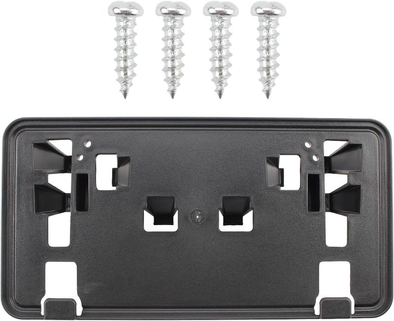 Photo 1 of AUTOKAY Front Bumper License Plate Frame Bracket Holder for Ford F150 2021-2023 2.7L 3.0L 3.5L Front License Plate Bracket ML3Z-17A385-BB