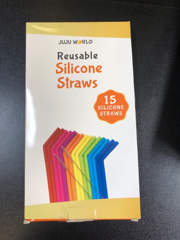 Photo 2 of 15 FITS ALL TUMBLERS STRAWS - Reusable Silicone Straws for 30 and 20 oz Yeti - Flexible Easy to Clean + 2 Cleaning Brushes - BPA Free, No Rubber Taste Drinking - Best Value for Money Pack