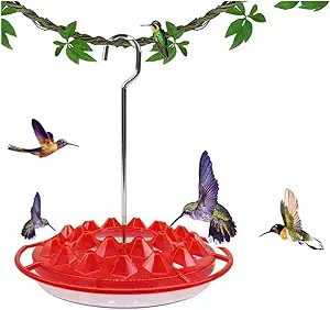 Photo 1 of 
Best Hummingbird Feeders for Outdoors Hanging, Easy Clean Fill Wasp Leak Proof, Mary's Sweety Hummingbird Feeder Gifts for Window Garden, More Birds Bird Health Ant Moat for Hummingbird,1PC
